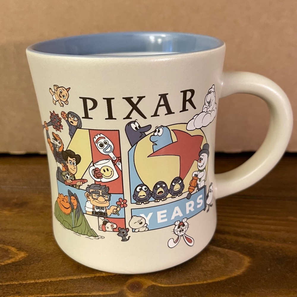 2026 Disney D23 Pixar 40th Anniversary Mug IN HAND